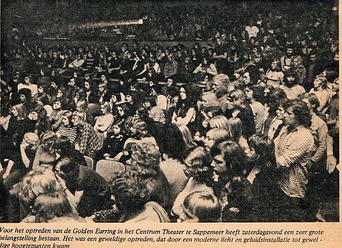 Golden Earring show announcement September 01, 1973 Sappemeer August 23 1973 newspaper